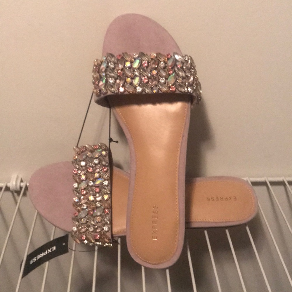 Embellished sandals from Express